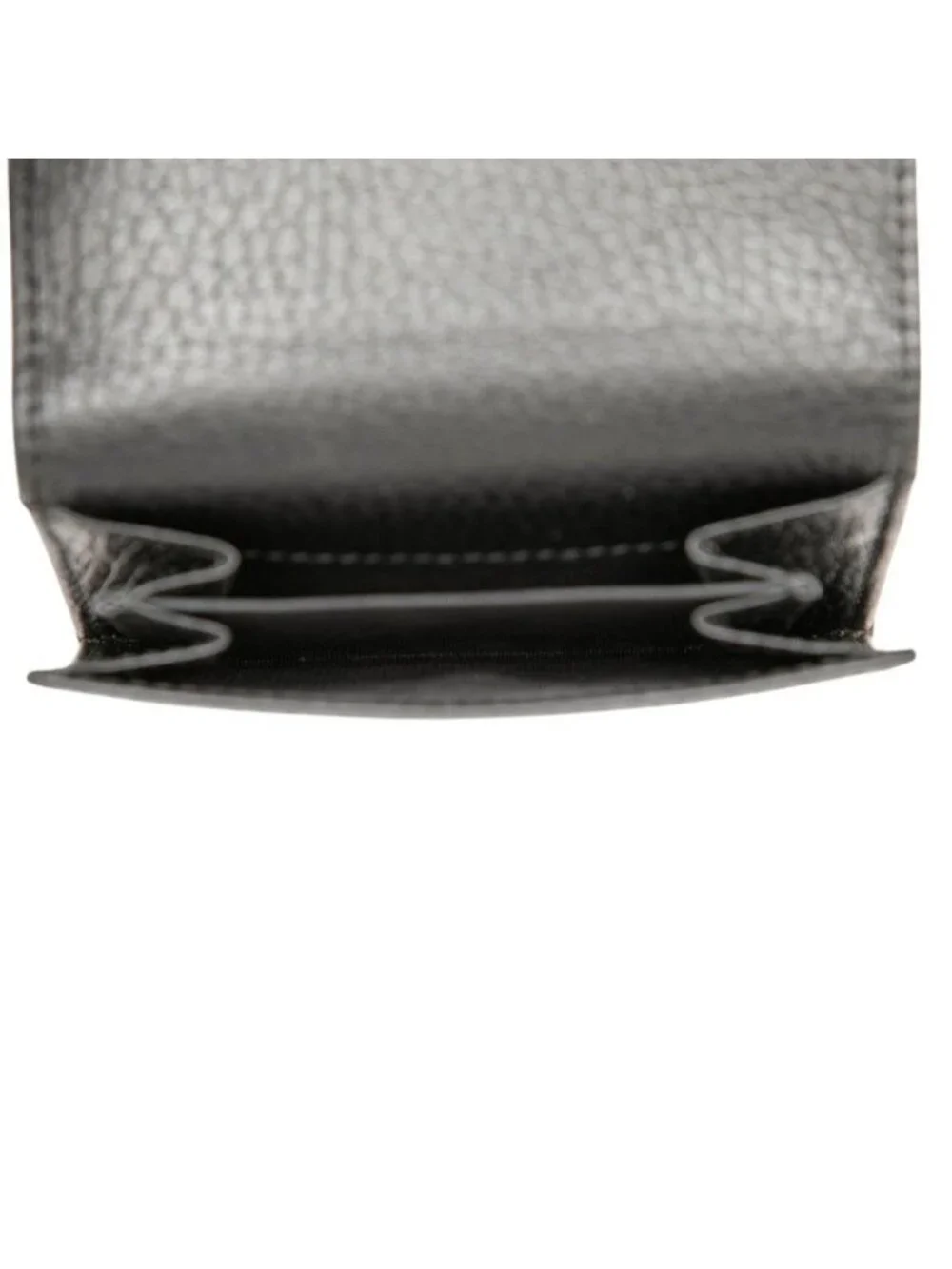★SOLD★ Gucci GG Marmont Trifold Wallet Compact Black Leather - Picture 5 of 8